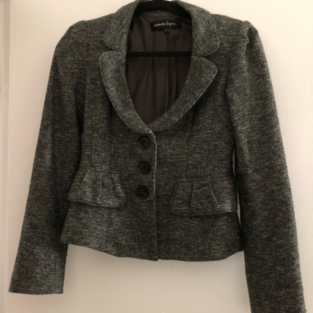 Nanette Lepore gray blazer